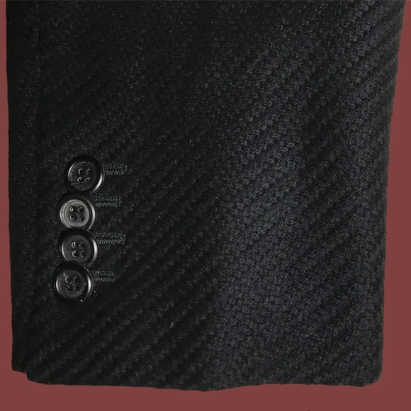 Isaia Napoli sport jacket. Textured wool blazer. Lined sleeves and nape. - Picture 5 of 5